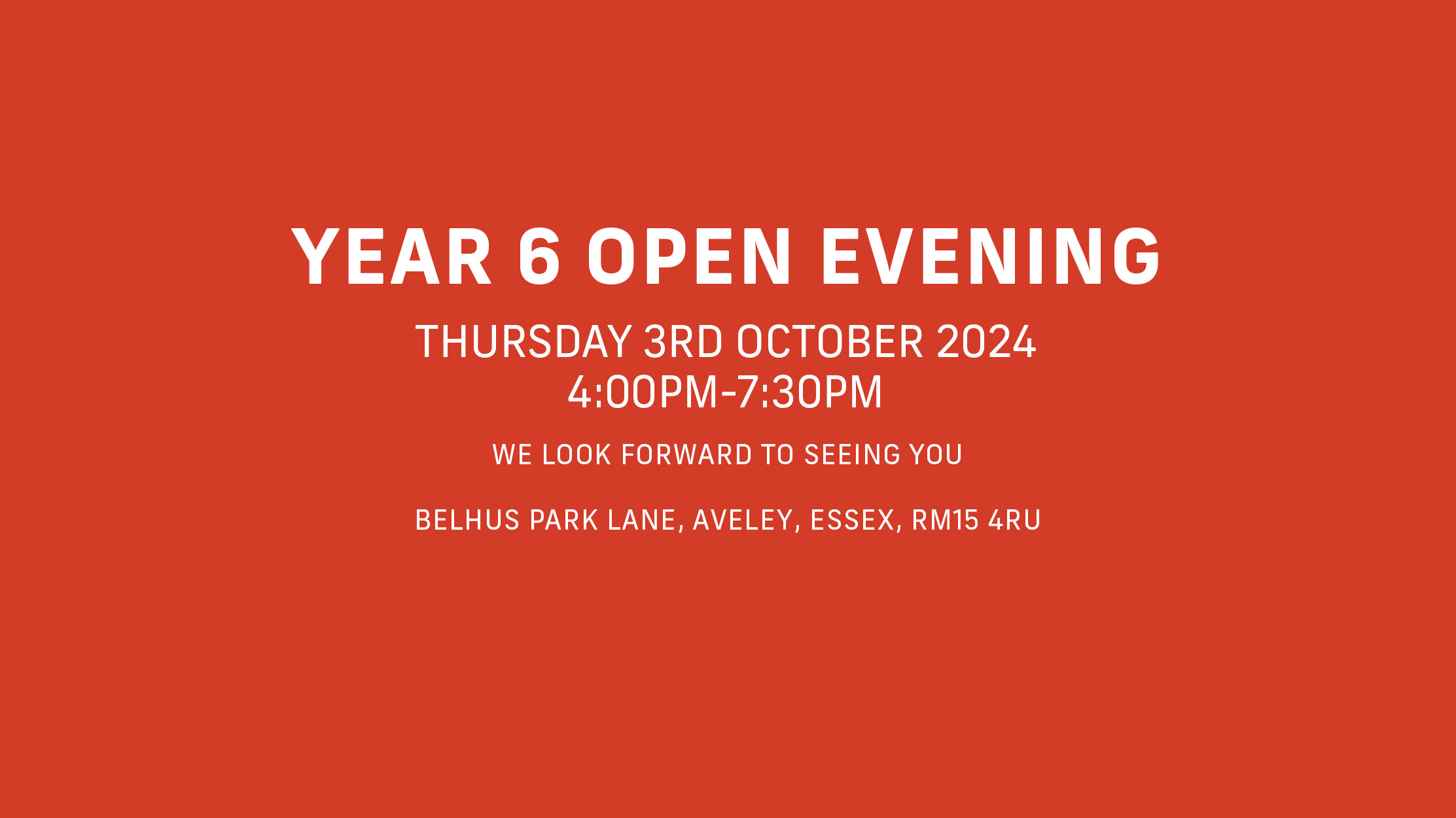 Year 6 Open Evening